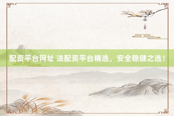 配资平台网址 法配资平台精选，安全稳健之选！
