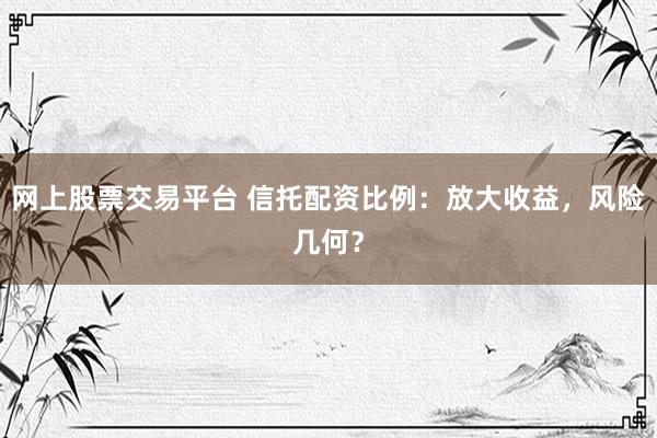 网上股票交易平台 信托配资比例：放大收益，风险几何？
